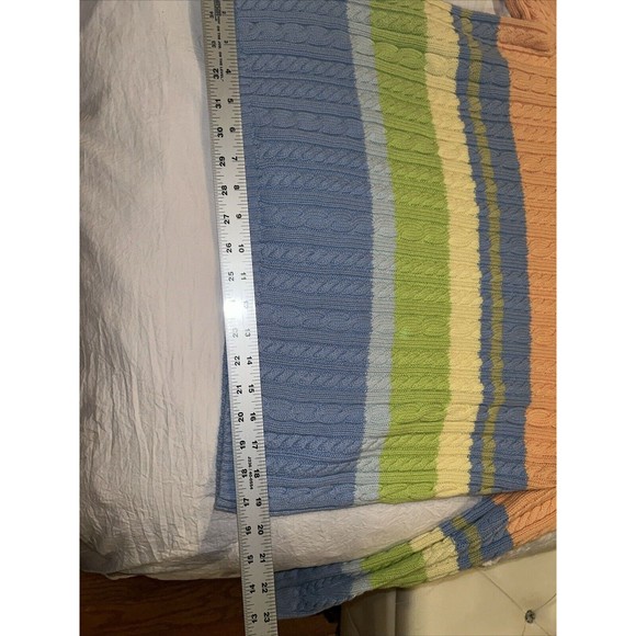 100% UK Cotton SWEATER•Bright Pink*Orange*blue*yellow*green Sz LG - Picture 8 of 9